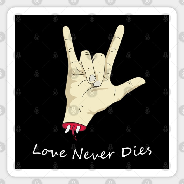 Love Never Dies Sticker by Buntoonkook